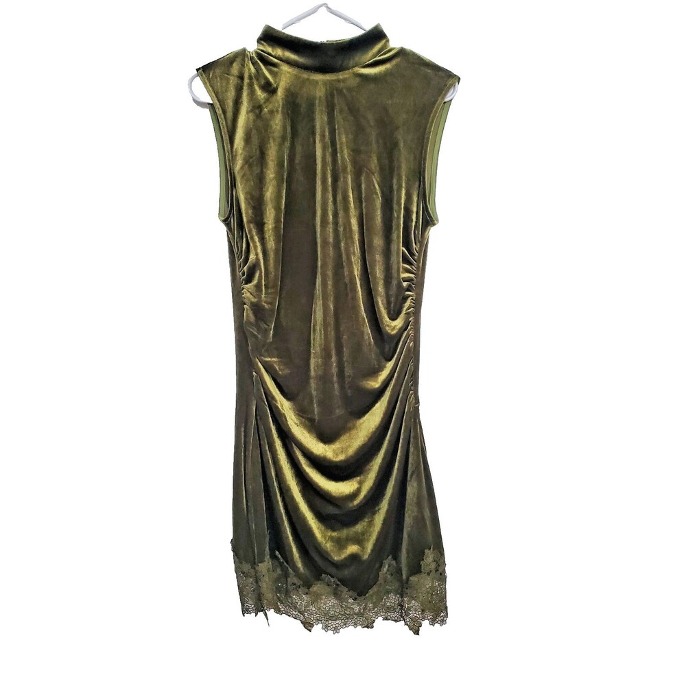 Commense Velvet and Lace Dress Size Large - Picture 1 of 5